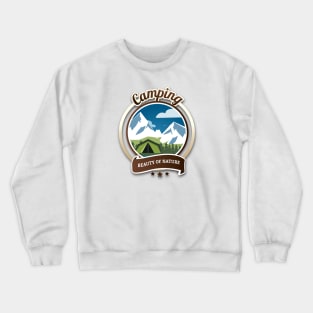 Camping - Beauty of nature - Design Crewneck Sweatshirt